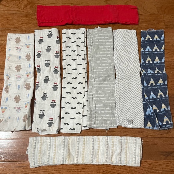 Baby Burp Cloths BUNDLE - Picture 2 of 3